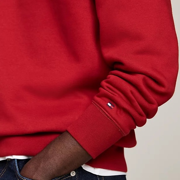 Tommy Hilfiger Men's Premium Flag Embroidery Terry Cotton Sweatshirt Size Large - Picture 3 of 12